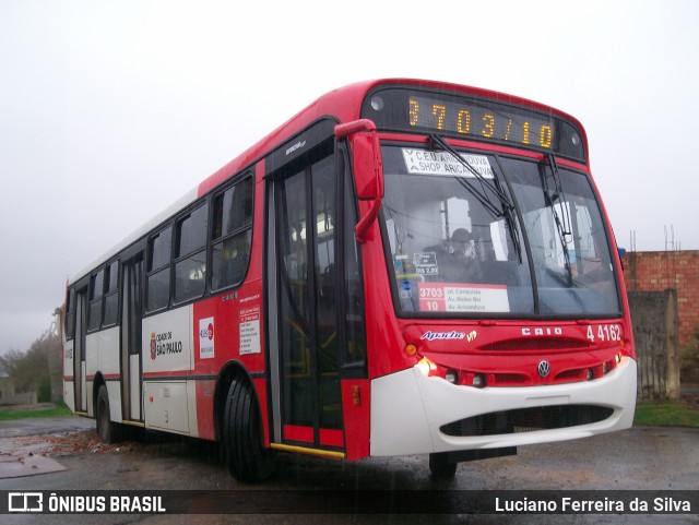 Nova Aliança  4 > Empresa de Transportes Novo Horizonte 4 4162 na cidade de São Paulo, São Paulo, Brasil, por Luciano Ferreira da Silva. Número da foto: #12963006.