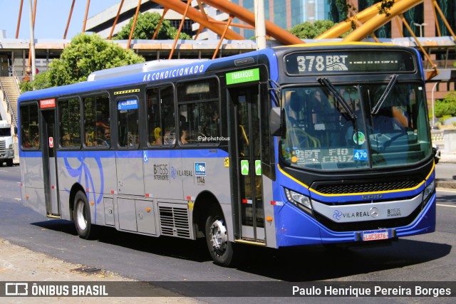 Viação Vila Real B11535 na cidade de Rio de Janeiro, Rio de Janeiro, Brasil, por Paulo Henrique Pereira Borges. Número da foto: #12964657.