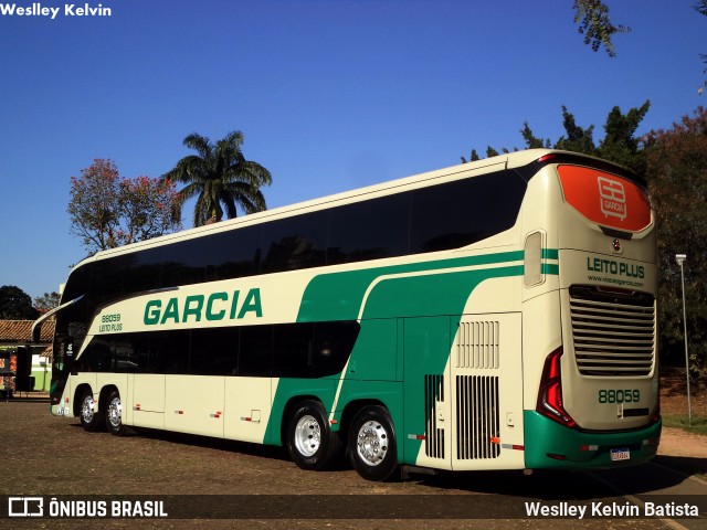 Viação Garcia 88059 na cidade de Campinas, São Paulo, Brasil, por Weslley Kelvin Batista. Número da foto: #12963247.