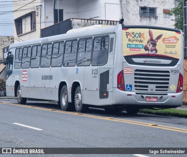 BluMob - Concessionária de Transporte Urbano de Blumenau 9120 na cidade de Blumenau, Santa Catarina, Brasil, por Iago Scheineider. Número da foto: #12964066.