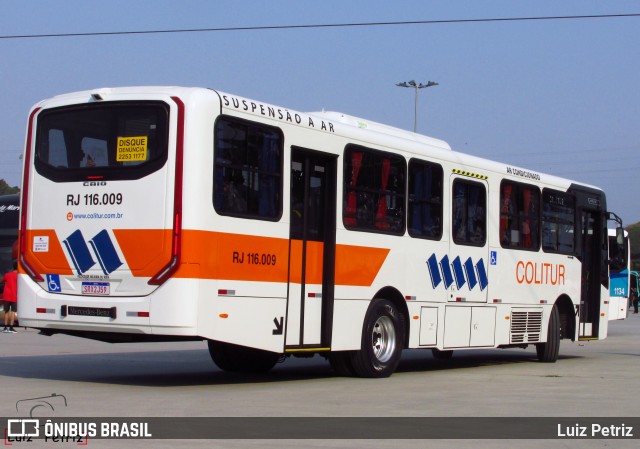 Colitur Transportes Rodoviários RJ 116.009 na cidade de Duque de Caxias, Rio de Janeiro, Brasil, por Luiz Petriz. Número da foto: #12962871.