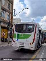 Empresa de Ônibus Vila Galvão 2447 na cidade de Guarulhos, São Paulo, Brasil, por Felipe Mariz. Número da foto: #12964191.