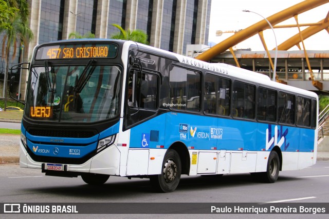 Viação Verdun B71073 na cidade de Rio de Janeiro, Rio de Janeiro, Brasil, por Paulo Henrique Pereira Borges. Número da foto: #12966713.