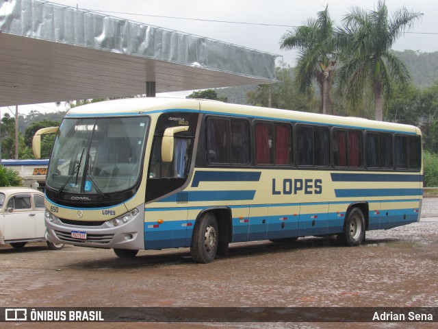 Viação Lopes 650 na cidade de São Domingos do Prata, Minas Gerais, Brasil, por Adrian Sena. Número da foto: #12966056.