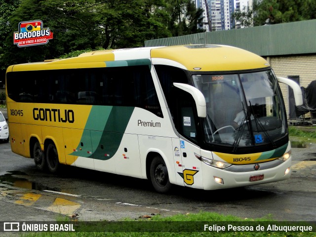 Empresa Gontijo de Transportes 18045 na cidade de Salvador, Bahia, Brasil, por Felipe Pessoa de Albuquerque. Número da foto: #12967596.