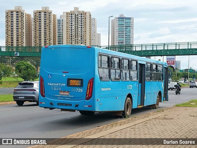 Taguatur - Taguatinga Transporte e Turismo 06729 na cidade de Brasília, Distrito Federal, Brasil, por Darlan Soares. Número da foto: #12966088.