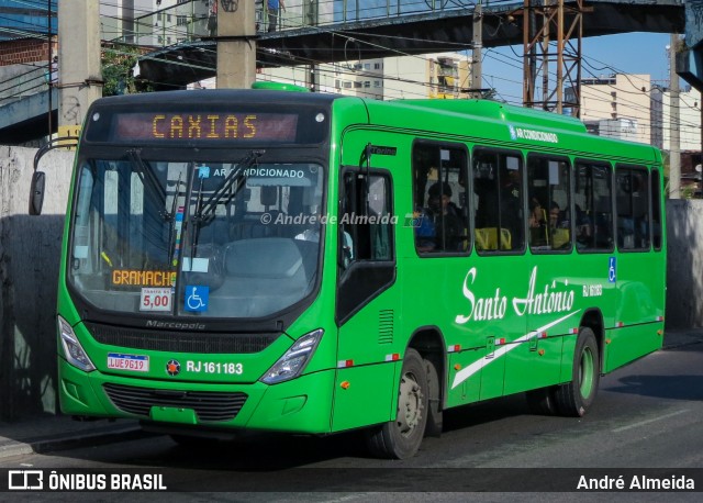 Transportes Santo Antônio RJ 161.183 na cidade de Duque de Caxias, Rio de Janeiro, Brasil, por André Almeida. Número da foto: #12966037.