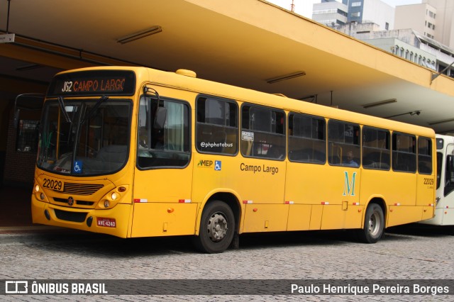 Empresa de Ônibus Campo Largo 22029 na cidade de Curitiba, Paraná, Brasil, por Paulo Henrique Pereira Borges. Número da foto: #12966494.