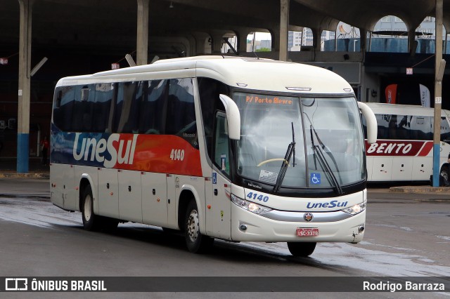 Unesul de Transportes 4140 na cidade de Porto Alegre, Rio Grande do Sul, Brasil, por Rodrigo Barraza. Número da foto: #12966601.
