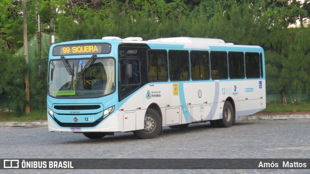 Auto Viação São José 12413 na cidade de Fortaleza, Ceará, Brasil, por Amós  Mattos. Número da foto: #12967801.