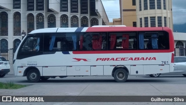 Viação Piracicabana 761 na cidade de Cubatão, São Paulo, Brasil, por Guilherme Silva. Número da foto: #12967974.