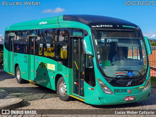 Transporte Coletivo Glória BB306 na cidade de Curitiba, Paraná, Brasil, por Lucas Weber Calizario. Número da foto: #12966218.