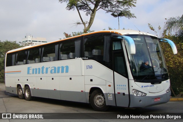 Emtram 3760 na cidade de São Paulo, São Paulo, Brasil, por Paulo Henrique Pereira Borges. Número da foto: #12966733.