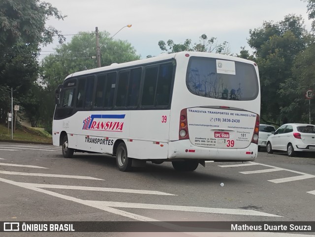 Transviva Transportes 39 na cidade de Campinas, São Paulo, Brasil, por Matheus Duarte Souza. Número da foto: #12965936.