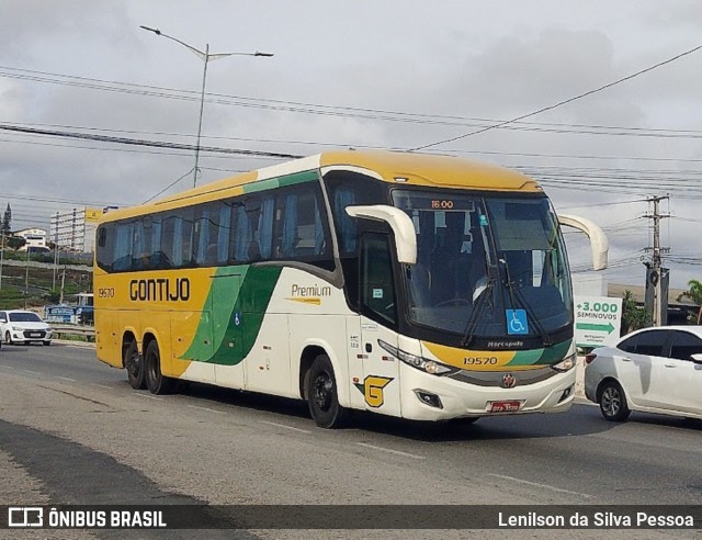 Empresa Gontijo de Transportes 19570 na cidade de Caruaru, Pernambuco, Brasil, por Lenilson da Silva Pessoa. Número da foto: #12966524.