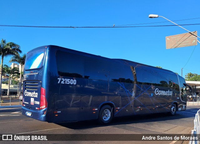 Viação Cometa 721500 na cidade de Ribeirão Preto, São Paulo, Brasil, por Andre Santos de Moraes. Número da foto: #12966361.