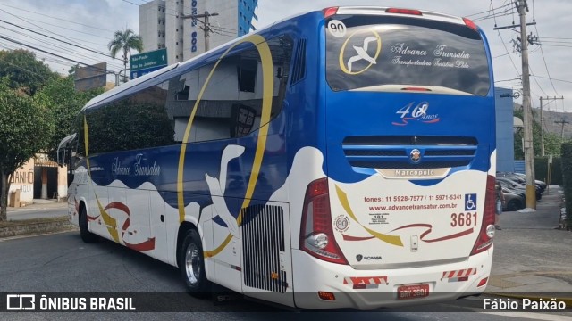 Advance Transatur 3681 na cidade de Aparecida, São Paulo, Brasil, por Fábio Paixão. Número da foto: #12965974.