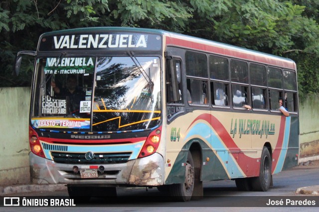 La Valenzolana - Línea 238 014 na cidade de Asunción, Paraguai, por José Paredes. Número da foto: #12965820.