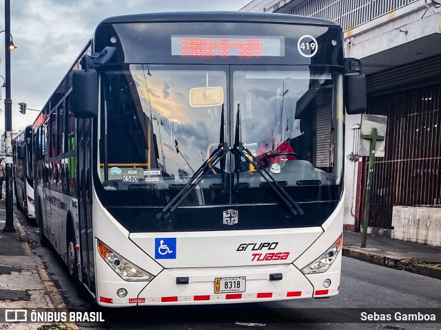 TUASA - Transportes Unidos Alajuelenses 419 na cidade de Merced, San José, San José, Costa Rica, por Sebas Gamboa. Número da foto: #12967760.
