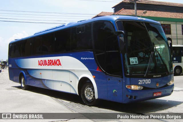 Viação Águia Branca 21700 na cidade de Rio de Janeiro, Rio de Janeiro, Brasil, por Paulo Henrique Pereira Borges. Número da foto: #12966484.