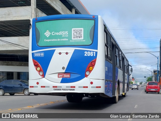 Transvida Transporte Coletivo 2061 na cidade de Ji-Paraná, Rondônia, Brasil, por Gian Lucas  Santana Zardo. Número da foto: #12965880.