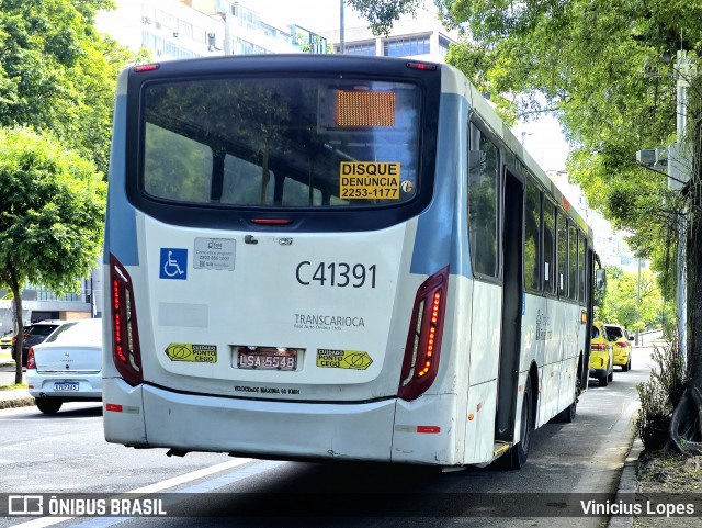 Real Auto Ônibus C41391 na cidade de Rio de Janeiro, Rio de Janeiro, Brasil, por Vinicius Lopes. Número da foto: #12965907.