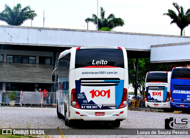 Auto Viação 1001 RJ 108.501 na cidade de Campos dos Goytacazes, Rio de Janeiro, Brasil, por Lucas de Souza Pereira. Número da foto: #12966644.