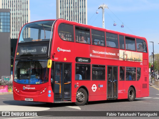 Stagecoach 12357 na cidade de London, Greater London, Inglaterra, por Fábio Takahashi Tanniguchi. Número da foto: #12969879.