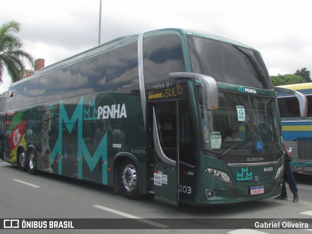 Empresa de Ônibus Nossa Senhora da Penha 64203 na cidade de Barueri, São Paulo, Brasil, por Gabriel Oliveira. Número da foto: #12970427.