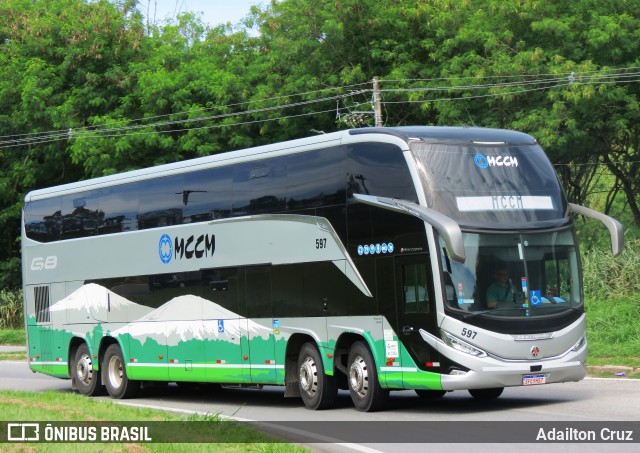 MCCM Transportes 597 na cidade de Aparecida, São Paulo, Brasil, por Adailton Cruz. Número da foto: #12969837.