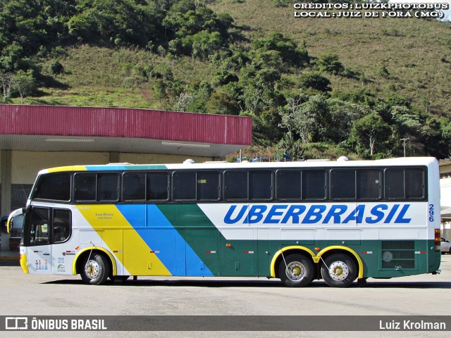Uberbrasil Turismo 296 na cidade de Juiz de Fora, Minas Gerais, Brasil, por Luiz Krolman. Número da foto: #12969111.