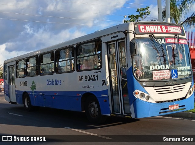 Viação Forte AF-90421 na cidade de Belém, Pará, Brasil, por Samara Goes. Número da foto: #12968664.