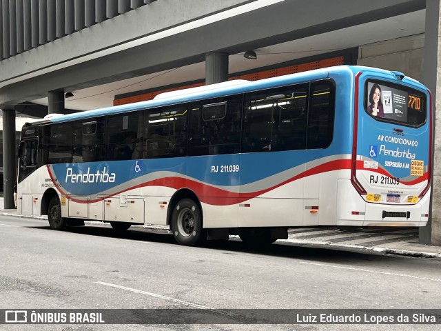 Viação Pendotiba RJ 211.039 na cidade de Niterói, Rio de Janeiro, Brasil, por Luiz Eduardo Lopes da Silva. Número da foto: #12968689.