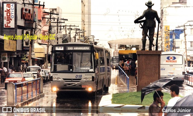 Metrobus 018 na cidade de Goiânia, Goiás, Brasil, por Carlos Júnior. Número da foto: #12969606.