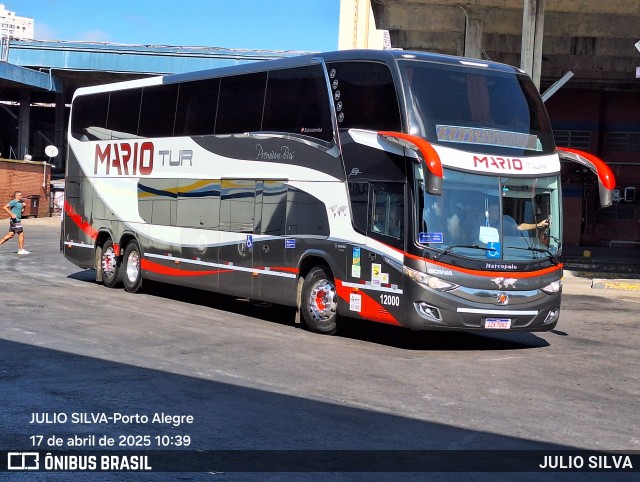 Mariotur Transporte e Turismo Ltda. 12000 na cidade de Porto Alegre, Rio Grande do Sul, Brasil, por JULIO SILVA. Número da foto: #12969337.