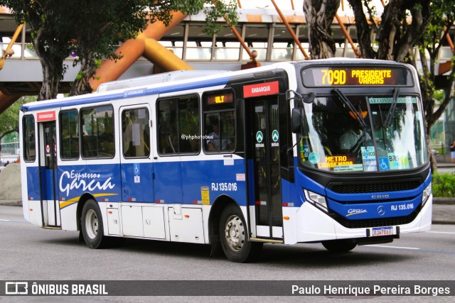 Expresso Garcia RJ 135.016 na cidade de Rio de Janeiro, Rio de Janeiro, Brasil, por Paulo Henrique Pereira Borges. Número da foto: #12970338.