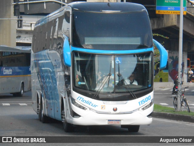 Malitur Turismo 11500 na cidade de Rio de Janeiro, Rio de Janeiro, Brasil, por Augusto César. Número da foto: #12970005.