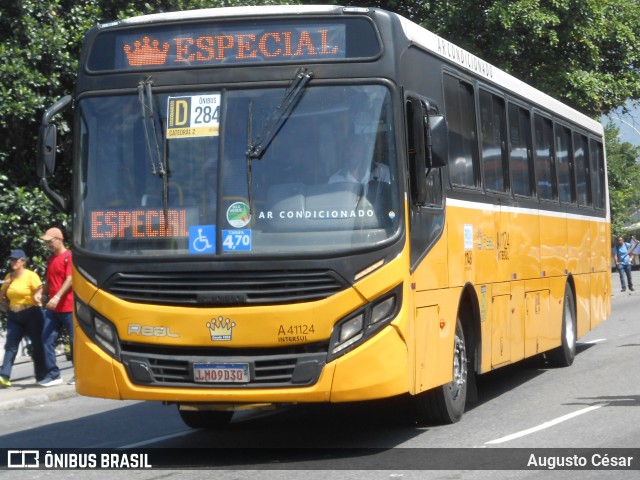 Real Auto Ônibus A41124 na cidade de Rio de Janeiro, Rio de Janeiro, Brasil, por Augusto César. Número da foto: #12970041.