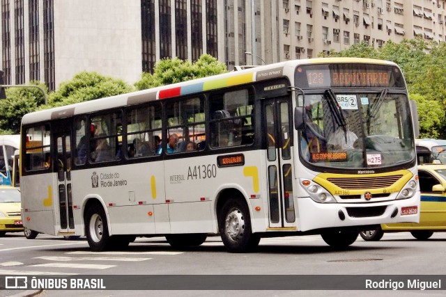 Real Auto Ônibus A41360 na cidade de Rio de Janeiro, Rio de Janeiro, Brasil, por Rodrigo Miguel. Número da foto: #12969085.