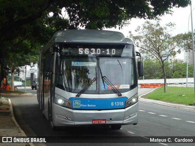 Viação Grajaú S.A. 6 1319 na cidade de São Paulo, São Paulo, Brasil, por Mateus C.  Cardoso. Número da foto: #12968287.