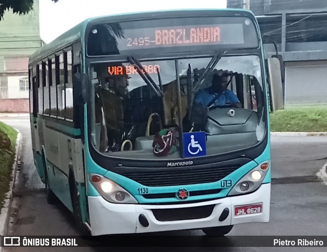 UTB - União Transporte Brasília 1130 na cidade de Brazlândia, Distrito Federal, Brasil, por Pietro Ribeiro. Número da foto: #12968858.