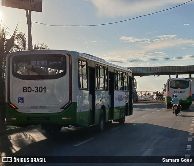 Belém Rio Transportes BD-301 na cidade de Belém, Pará, Brasil, por Samara Goes. Número da foto: #12968639.