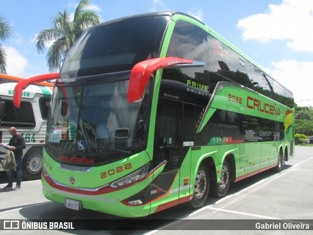Autobuses Cruceña 2022 na cidade de Barueri, São Paulo, Brasil, por Gabriel Oliveira. Número da foto: #12970656.
