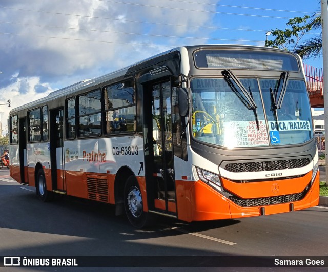 Transcol CG-63803 na cidade de Belém, Pará, Brasil, por Samara Goes. Número da foto: #12968697.