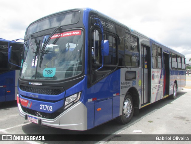 BBTT - Benfica Barueri Transporte e Turismo 27.703 na cidade de Barueri, São Paulo, Brasil, por Gabriel Oliveira. Número da foto: #12970726.