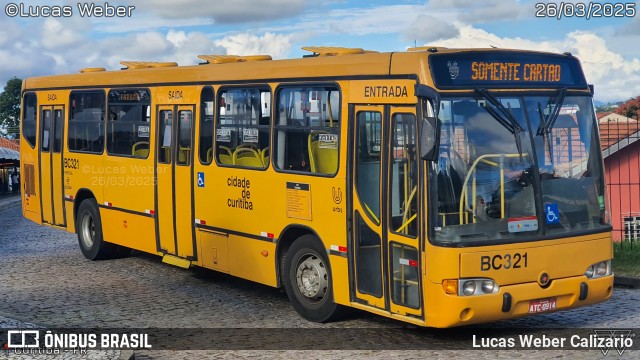 Transporte Coletivo Glória BC321 na cidade de Curitiba, Paraná, Brasil, por Lucas Weber Calizario. Número da foto: #12968398.