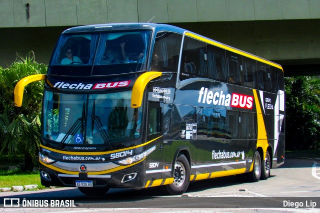 Flecha Bus 58014 na cidade de Florianópolis, Santa Catarina, Brasil, por Diego Lip. Número da foto: #12969158.