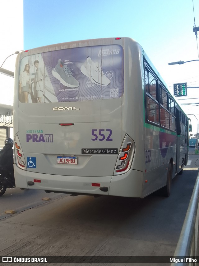 Viação Nossa Senhora Conquistadora 552 na cidade de Pelotas, Rio Grande do Sul, Brasil, por Miguel Filho. Número da foto: #12968512.