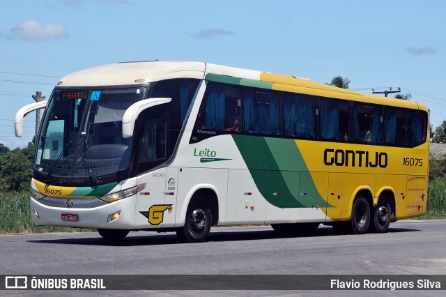 Empresa Gontijo de Transportes 16075 na cidade de Eunápolis, Bahia, Brasil, por Flavio Rodrigues Silva. Número da foto: #12969005.