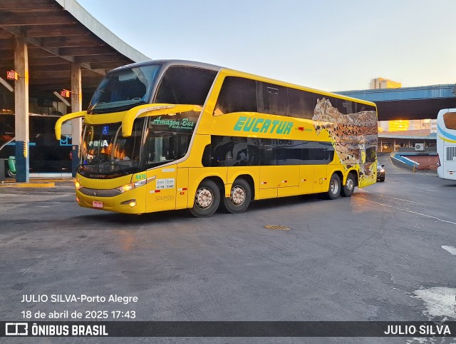 Eucatur - Empresa União Cascavel de Transportes e Turismo 4870 na cidade de Porto Alegre, Rio Grande do Sul, Brasil, por JULIO SILVA. Número da foto: #12970751.